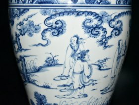 明正统青花人物故事梅瓶【45x27.5cm 】