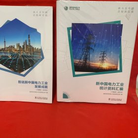 新中国电力工业统计资料汇编 1949-2019数说新中国电力工业发展成就 1949-2019