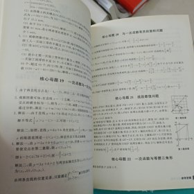 绝版溢价书:初二数学核心母题 上海社会科学院出版社彭林；刘嵩 初中中考升学教辅资料 自藏书未用过 提升学习手册方法技巧入门公式讲解专项突破高频易错点点拨系列秘籍