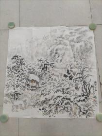 张超四尺斗方国画作品一幅