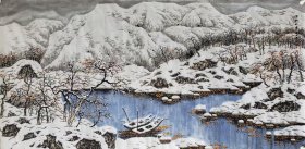 冰雪画家张可冬四尺整精品真迹