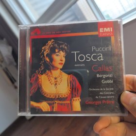 百代原版音乐，女高音歌唱家普切尼歌剧《托斯卡》Puccini Tosca. extraits. Callas. Bergonzi Gobbi 碟面完美，IFPI1441