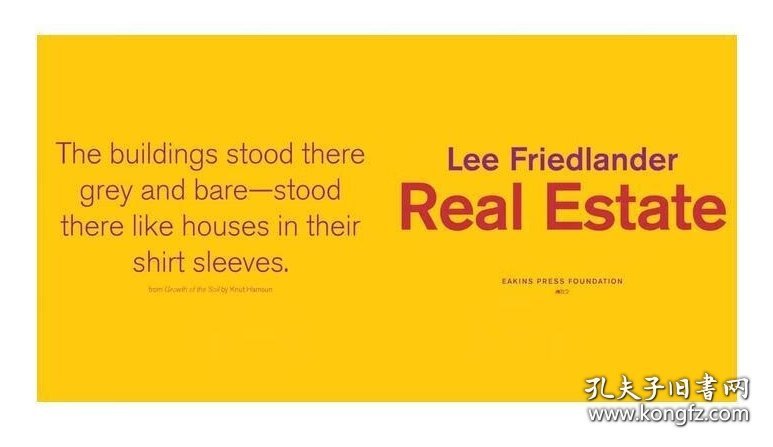 李·弗里德兰德：不动产 Lee Friedlander: Real Estate