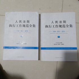 人民法院执行工作规范全集(上下)