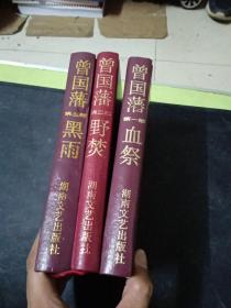 长篇历史小说曾国藩：血祭、野焚、黑雨（三部）