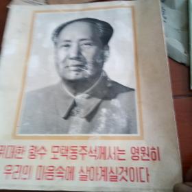 毛泽东全照片，朝鲜语版