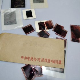 中国电视台 《电视周报》旧藏 中外影星 反转底片 等底片合售