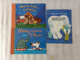 Eric Carle: Polar Bear, Polar Bear, What Do You Hear?  + Maisy Learns to Swim + MaisyGoesCamping【3本合售】