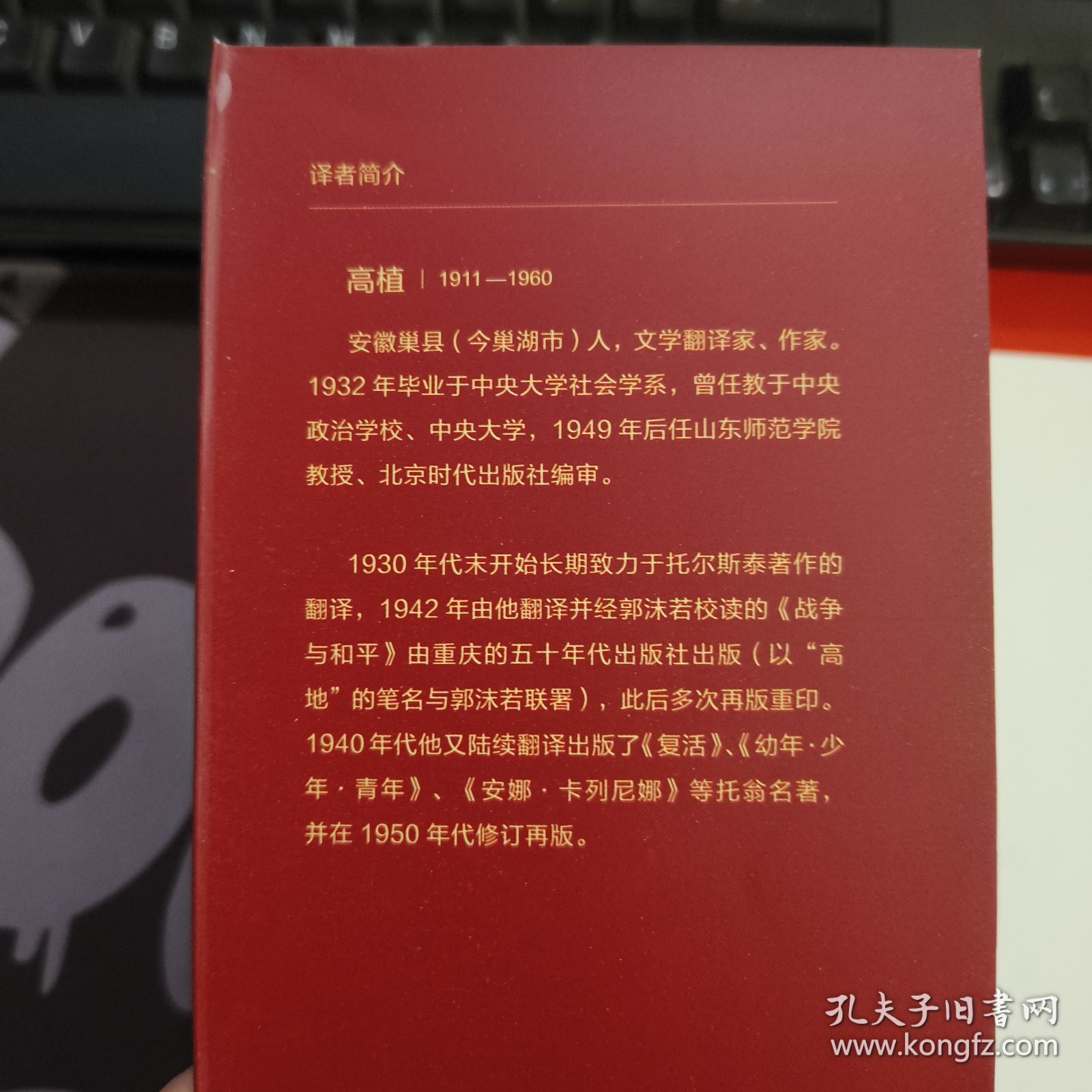 名家名译：高植译托尔斯泰 幼年·少年·青年（原塑封）