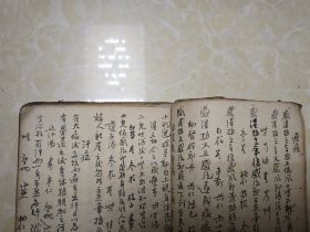 义仁堂岳楼氏线装毛笔精写《目案》一厚册102个筒子页200多面