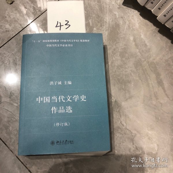 中国当代文学史作品选