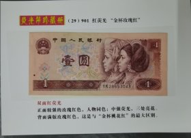 901，红荧光“金杯玫瑰红” 编号：Y K 28653048