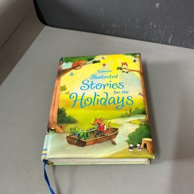 Illustrated Stories for The Holidays (Padded Hardback)节日绘本 英文原版31-32页破损右下角缺口脊梁破损