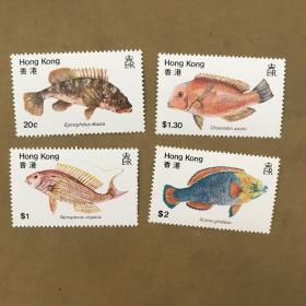 香港1981年鱼类邮票新全