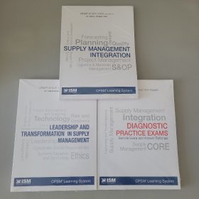 CPSM STUDY GUIDE（3rd edition）supply managemement integration、DIAGNOSTIC PRACTICE EXAMS 、leadership and transformation in supply management(三册合售)全新未拆封