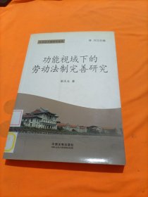 社会法专题研究论丛：功能视域下的劳动法制完善研究