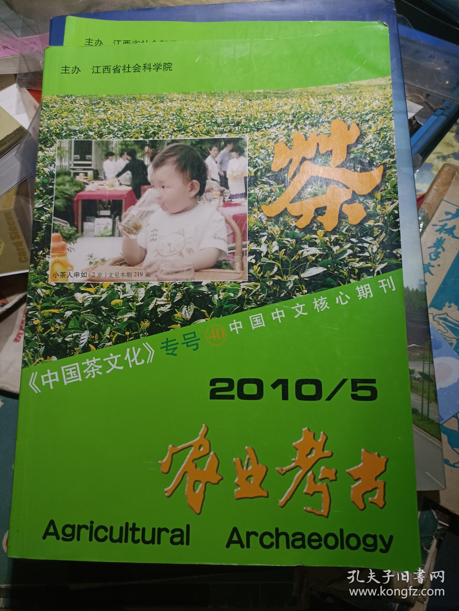 农业考古：《中国茶文化专号》2010年第2.5期 两本合售
