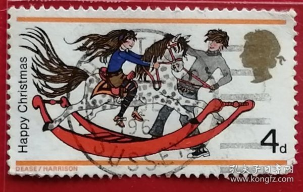 英国邮票 1968年 圣诞节 3-1 信销