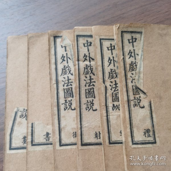 光绪乙未夏石印姑苏桃花仙馆藏本《中外戏法图说》线装全6册．罕见袖珍本