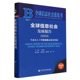 全球信息社会发展报告（2023）（仅供馆配） 社会科学总论、学术 丁波涛主编;夏蓓丽范佳佳陈隽副主编 新华正版