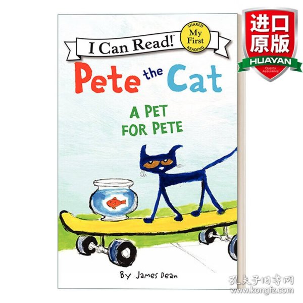 Pete the Cat: A Pet for Pete 英文原版