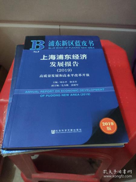 上海浦东经济发展报告2019高质量发展和高水平改革开放（2019版）/浦东新区蓝皮书