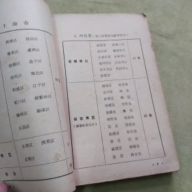 中华人民共和国行政区简册（1958）