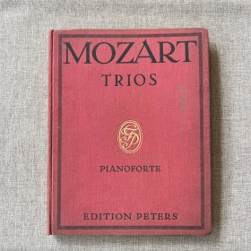 MOZART TRIOS PIANOFORTE 莫扎特三重奏 钢琴谱