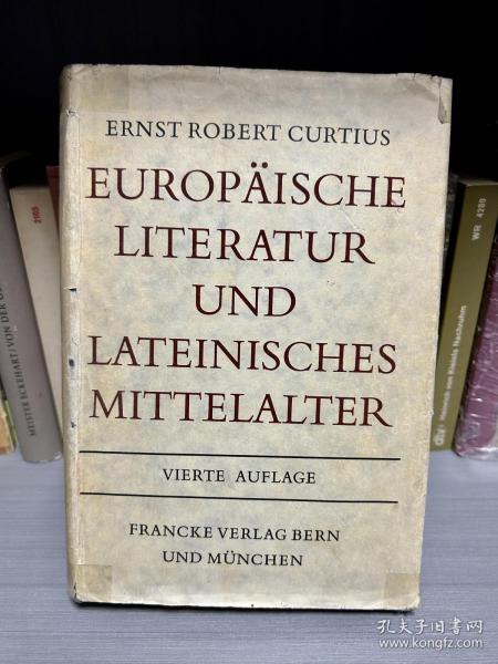 Curtius. Europäische Literatur und lateinisches Mittelalter