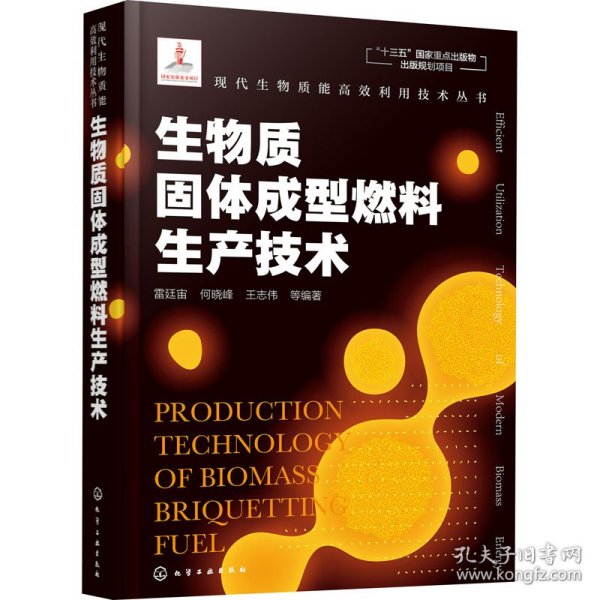 现代生物质能高效利用技术丛书--生物质固体成型燃料生产技术