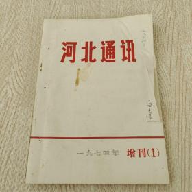 河北通讯1974增刊