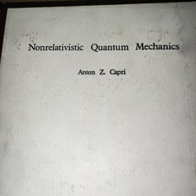 Nonrelativistic Quantum Mechanics 非相对论性量子力学 （英文）