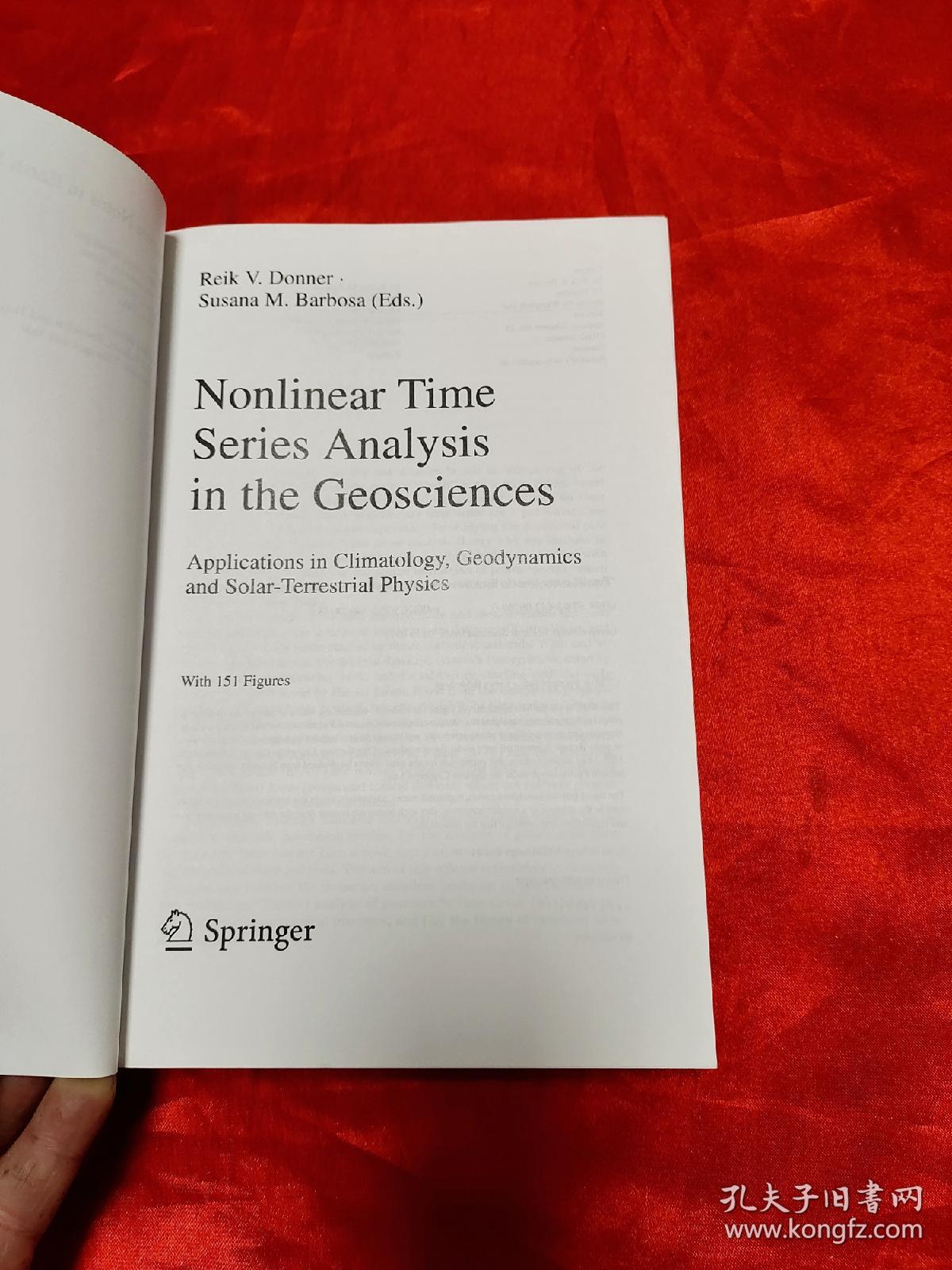 Nonlinear Time Series Analysis in the Geos...    （小16开） 【详见图】