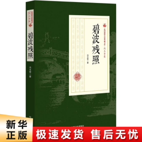 碧波残照/民国通俗小说典藏文库·冯玉奇卷