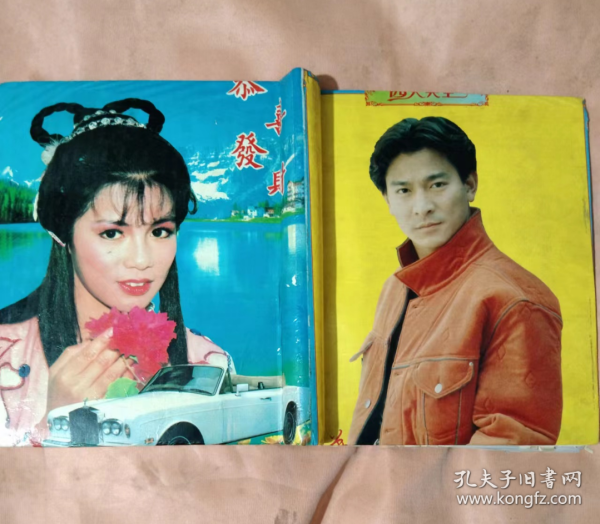 空白影集(封面刘德华， 封底翁美玲)一本