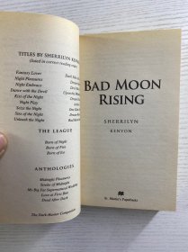 Bad Moon Rising:A Dark-Hunter Novel 坏月亮升起:黑暗猎人小说(2010年英文版)32开(正版如图、内页干净)
