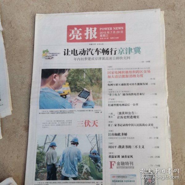 亮报，2015一7一29，波茨坦公告，打通智能电网的最后一公里