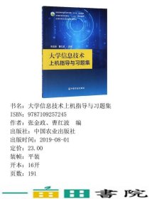 大学信息技术上机指导与习题集张金政中国农业出9787109257245