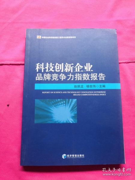 科技创新企业品牌竞争力指数报告（赵顺龙 杨世伟 主编 ）