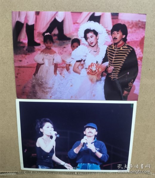 明星写真照片收藏 5寸 林子祥 葛蔼明 彭羚 一组两张齐售