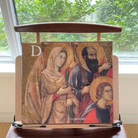 Duccio la maesta 锡耶纳画派的宗师 杜乔个人特辑 布面 函套 各种细节图放大图