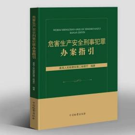 危害生产安全刑事犯罪办案指引  定价118元  中国检察出版社