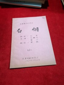 电影镜头纪录片《白烟》 完成台本 电影台本剧本