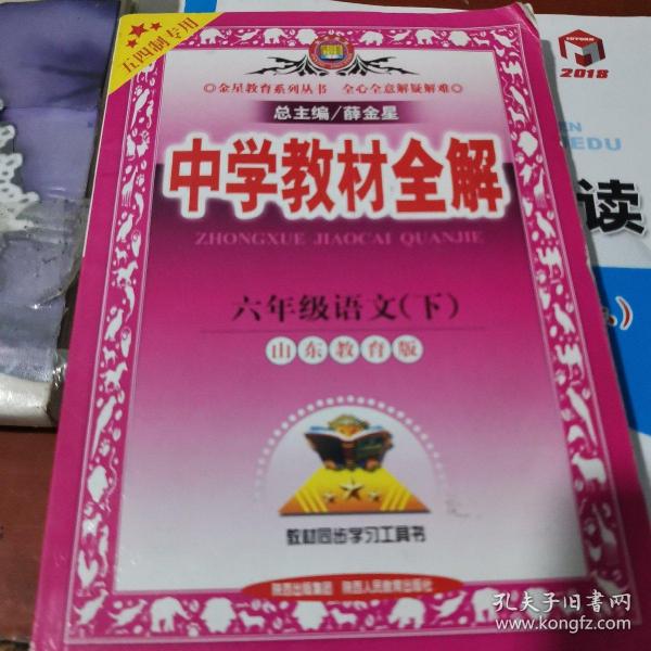 金星教育系列丛书·中学教材全解：6年级语文（下）（山东教育版）（五四制专用）