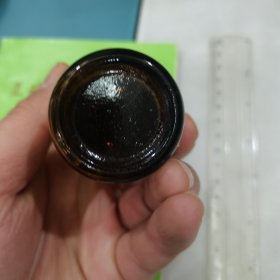 河北东风制药厂七十年代0.05克百喘朋片玻璃药瓶老药标包装