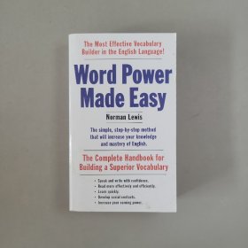 Word Power Made Easy: The Complete Handbook for Building a Superior Vocabulary 英文原版