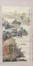 花开江也香 --山水画[62·32画芯]丁丑年画