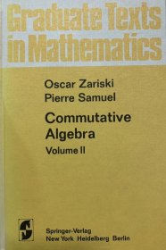 Commutative algebra 第二册 线装 二刷