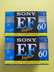 空白磁带：SONY EF60 （未开封10盘）