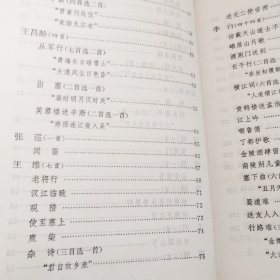 唐诗选注（上册）